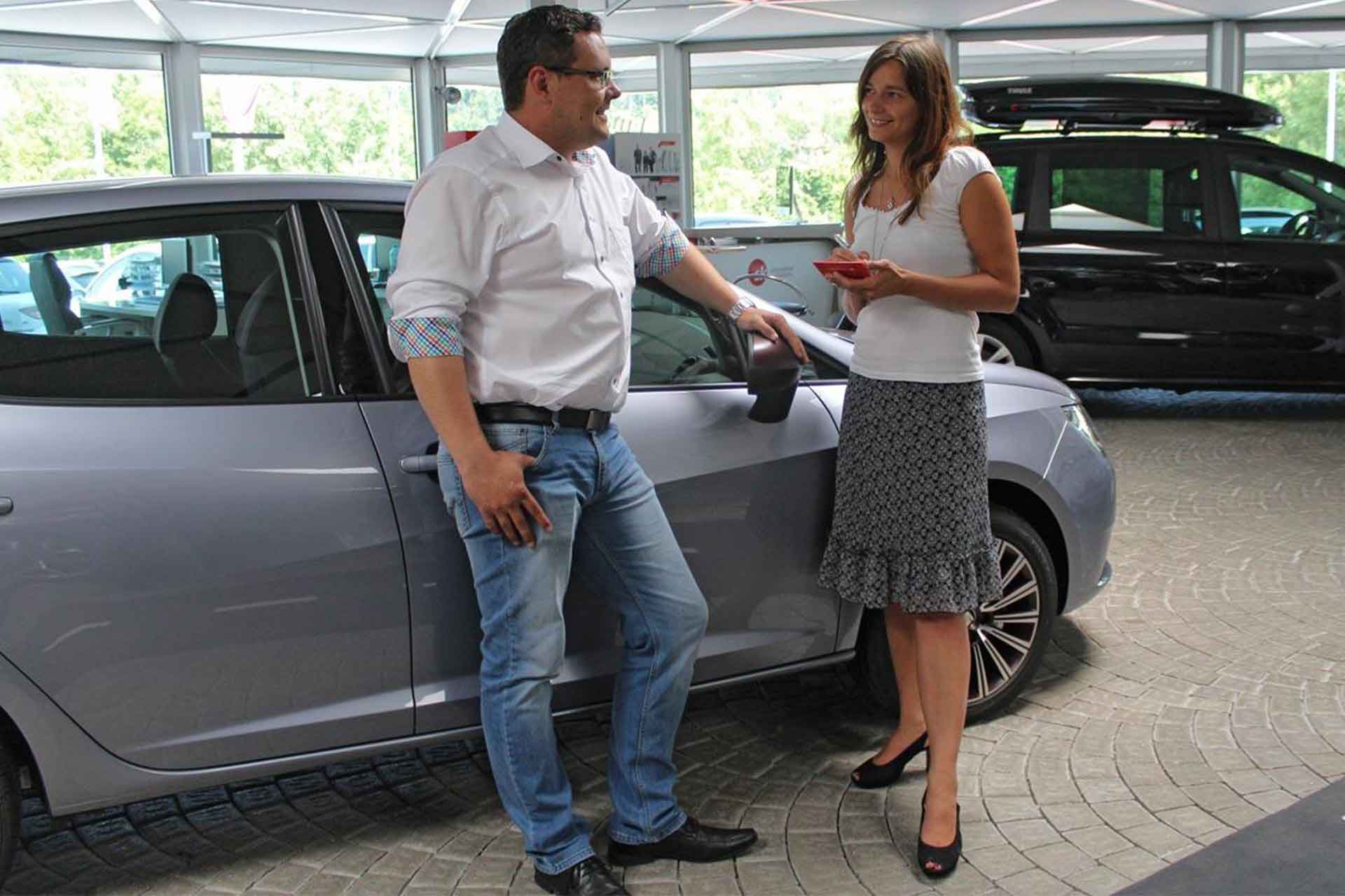 Interview mit Automobilverkäufer