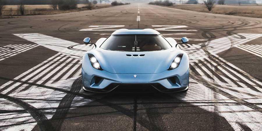 Koenigsegg Regera blau