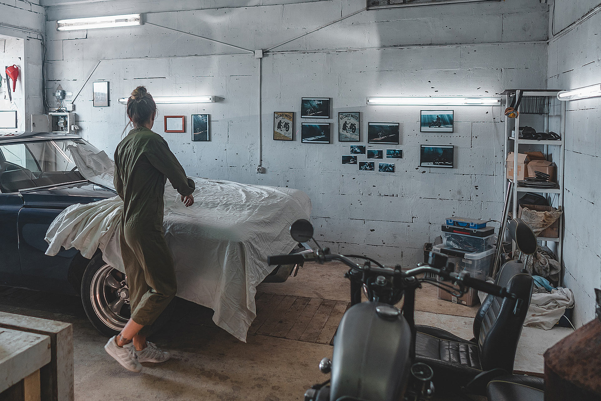 Oldtimer in der Wohnung restaurieren