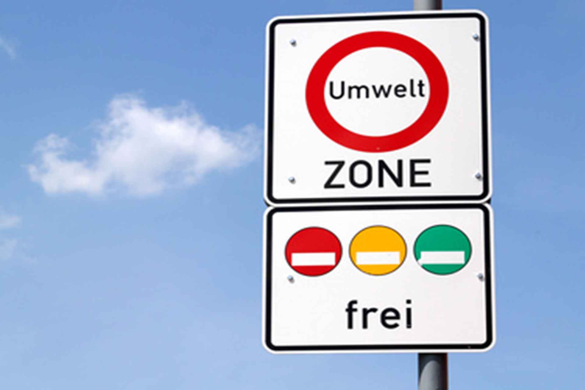 Umweltzonen Schild