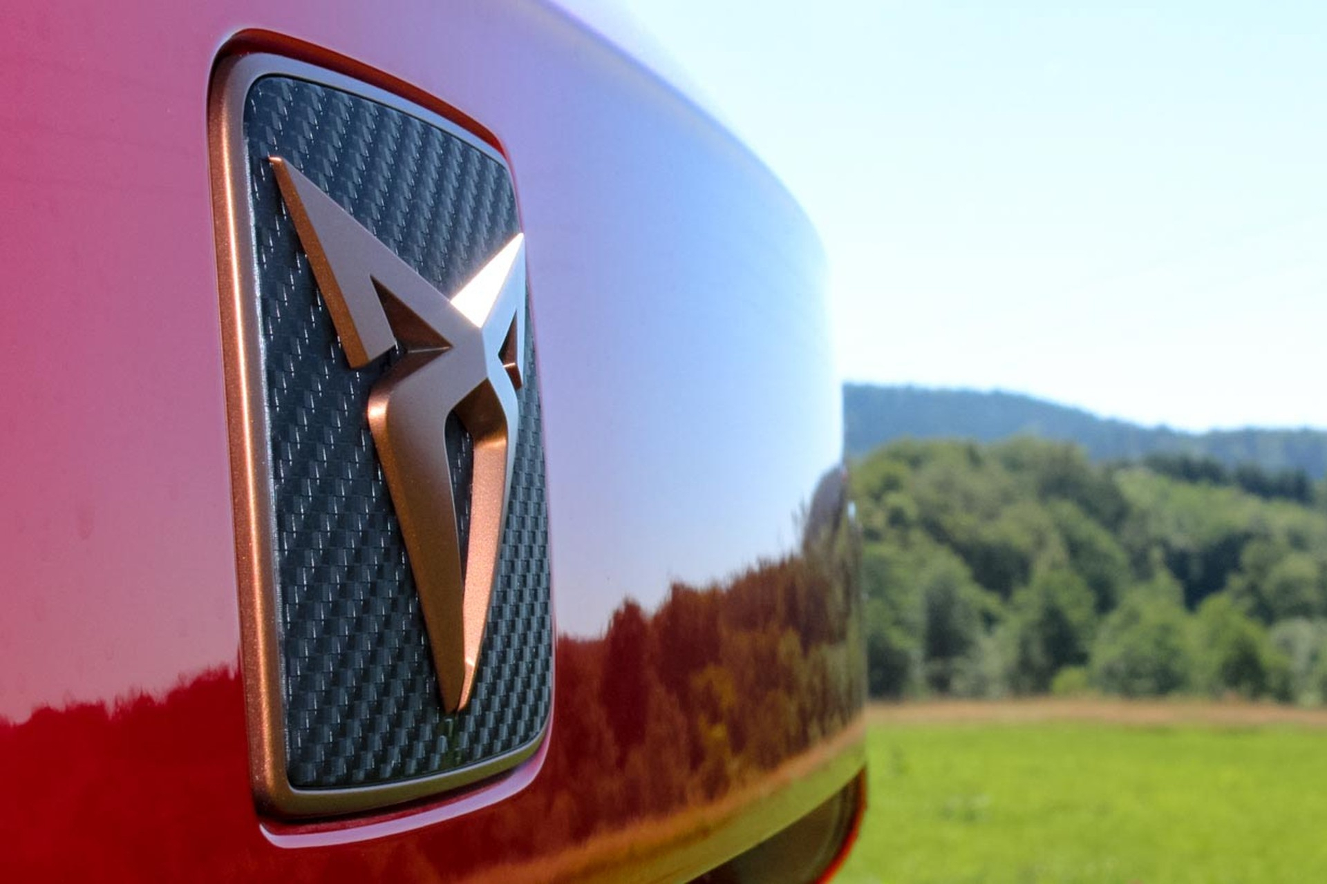 Cupra-Logo von einem Cupra Ateca