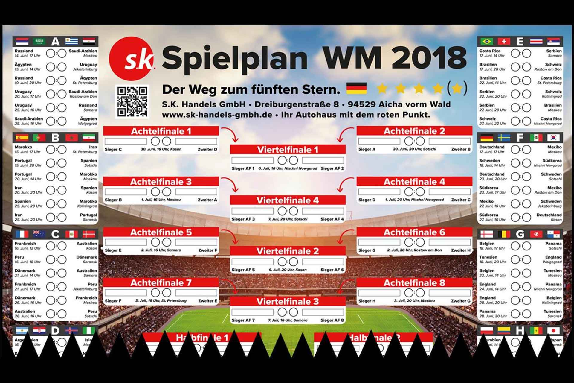 Gratis WM Spielplan 2018