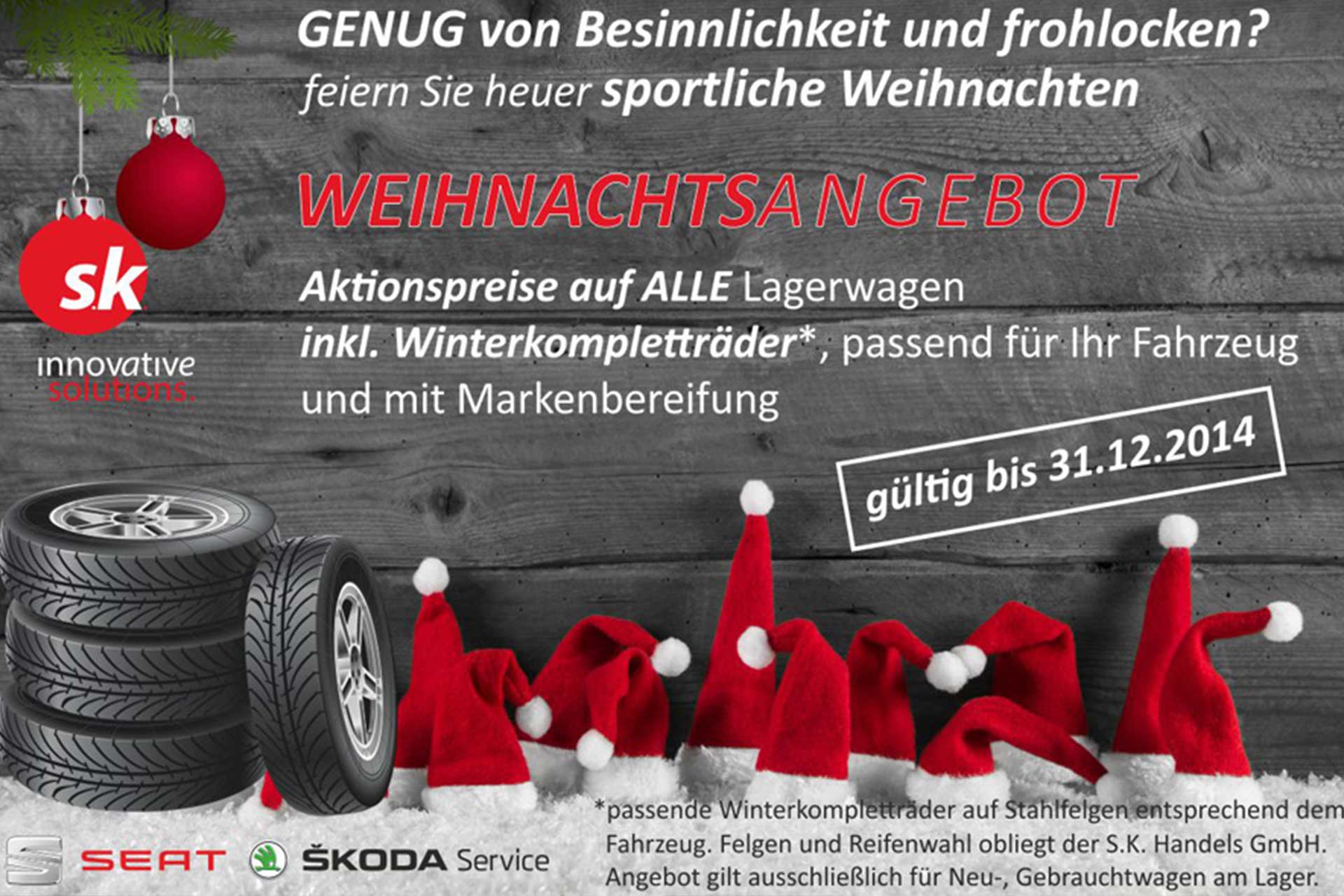 Weihnachtsangebot